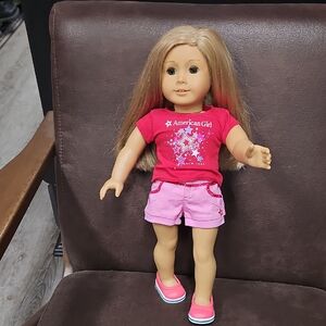 American‎ Girl Doll with Pink Outfit